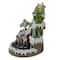 17" White LED Lighted & Animated Christmas Village with Moving Train